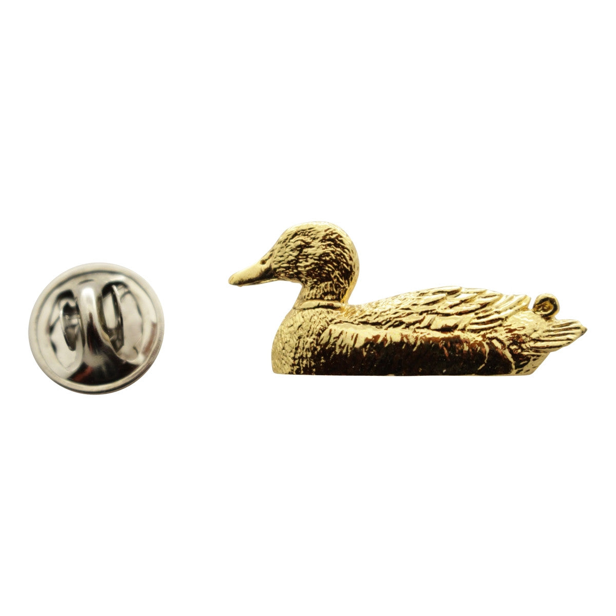 Mallard Pin ~ 24K Gold ~ Lapel Pin ~ 24K Gold Lapel Pin ~ Sarah's Treats & Treasures